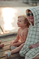 Original Round Sustainable Sunglasses | Bio-Based  Bendable Polarized | Fern