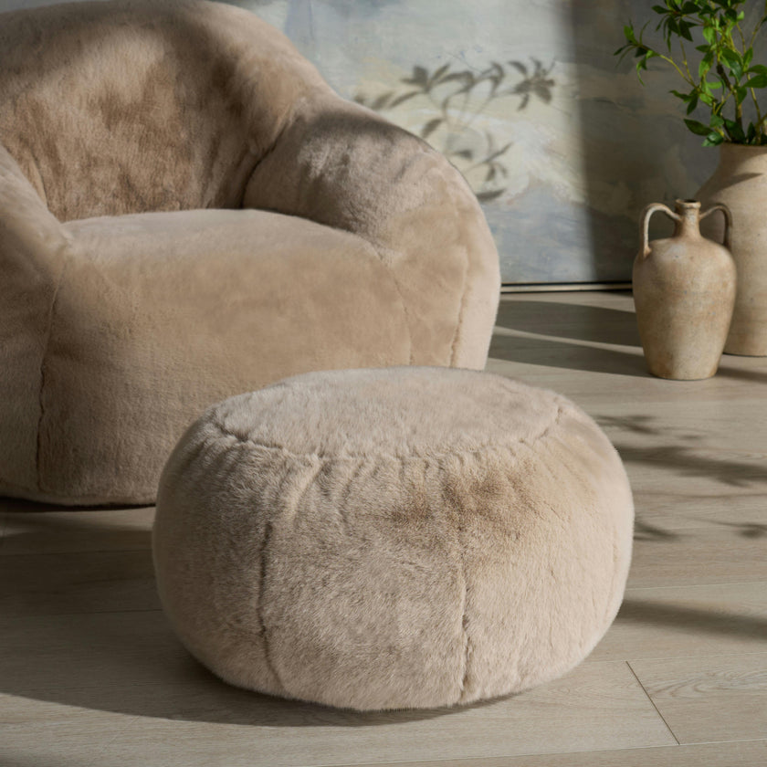 Gracelina Round Pouf