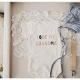 graphic bodysuit | love grandma