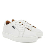Laces Sneakers - white smooth