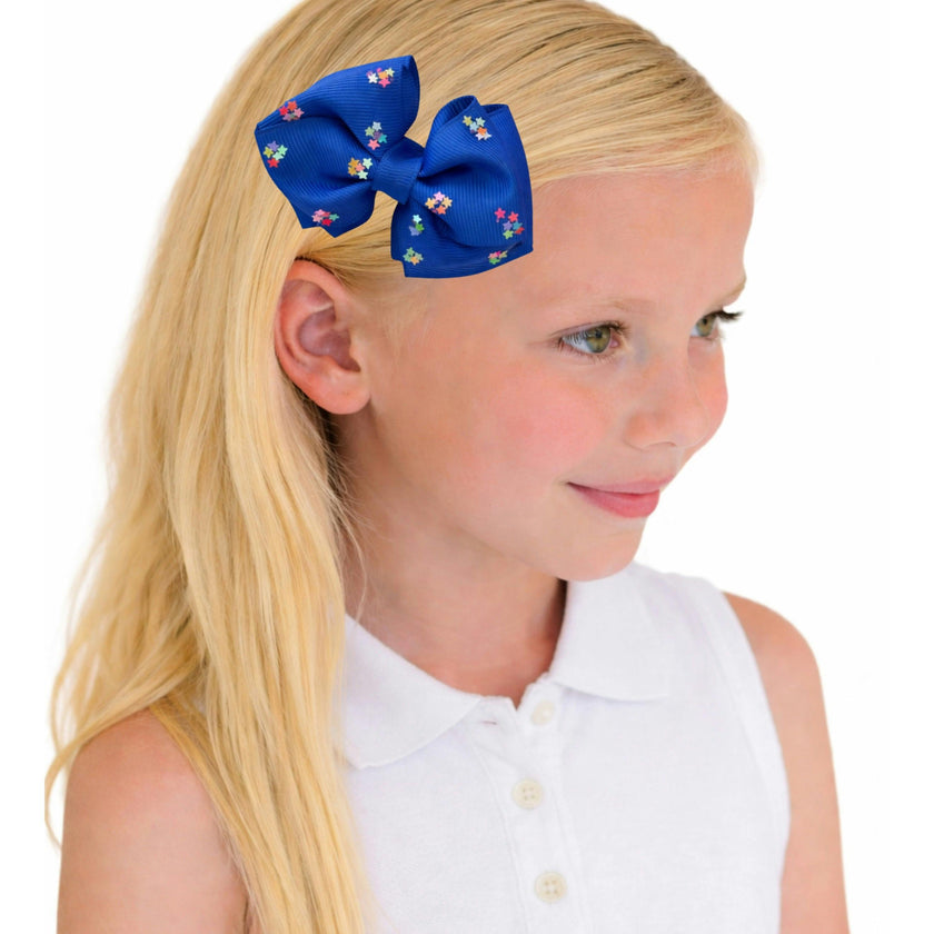 Firecracker Summer Hair Bow Set