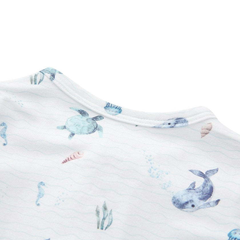 Bamboo Baby Pyjama Sleepsuit - Le Bleu