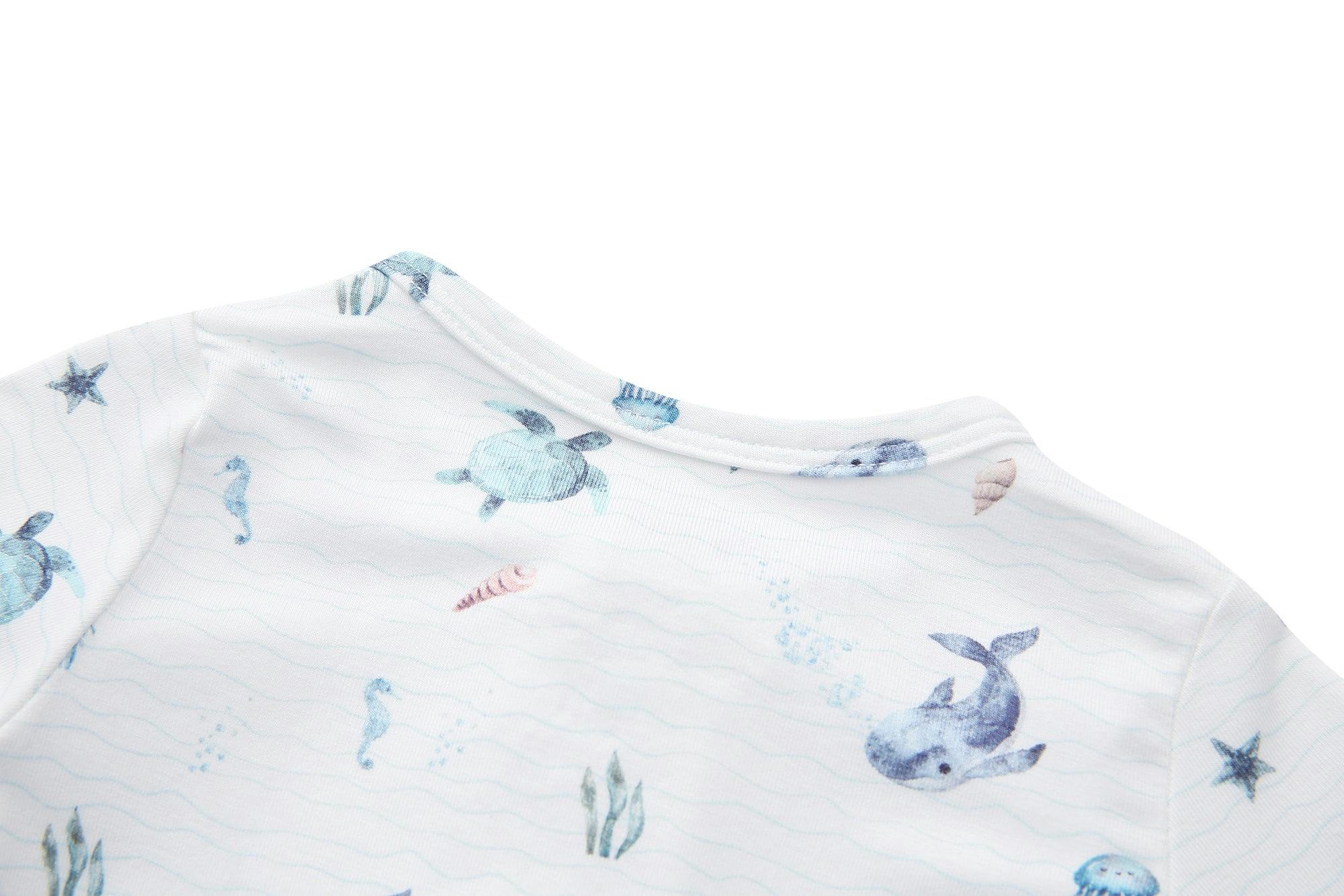 Bamboo Baby Pyjama Sleepsuit - Le Bleu