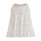 Pink Sylvara Sequin Ruffle Skirt Set