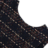 TARTINE ET CHOCOLAT BABY SLEEVELESS PLAID DRESS - MARINE