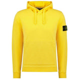 Stone Island Kids Yellow Hooded Quarter Zip