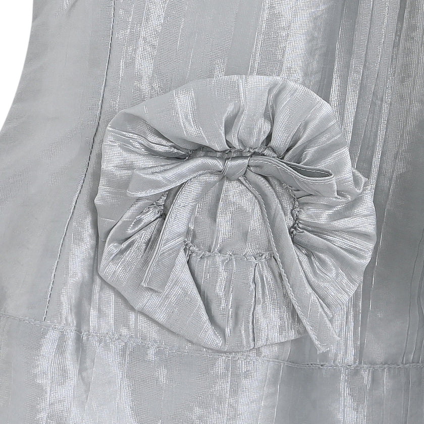 Silver Nerissa Bloom Skirt Set