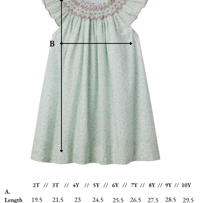 Daisy Dress in Verdant Blooms