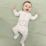 Farm Animal Party - 2 Way Zipper Footie