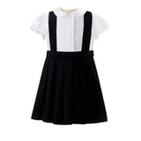 Eloise Blouse & Jersey Pinafore Set