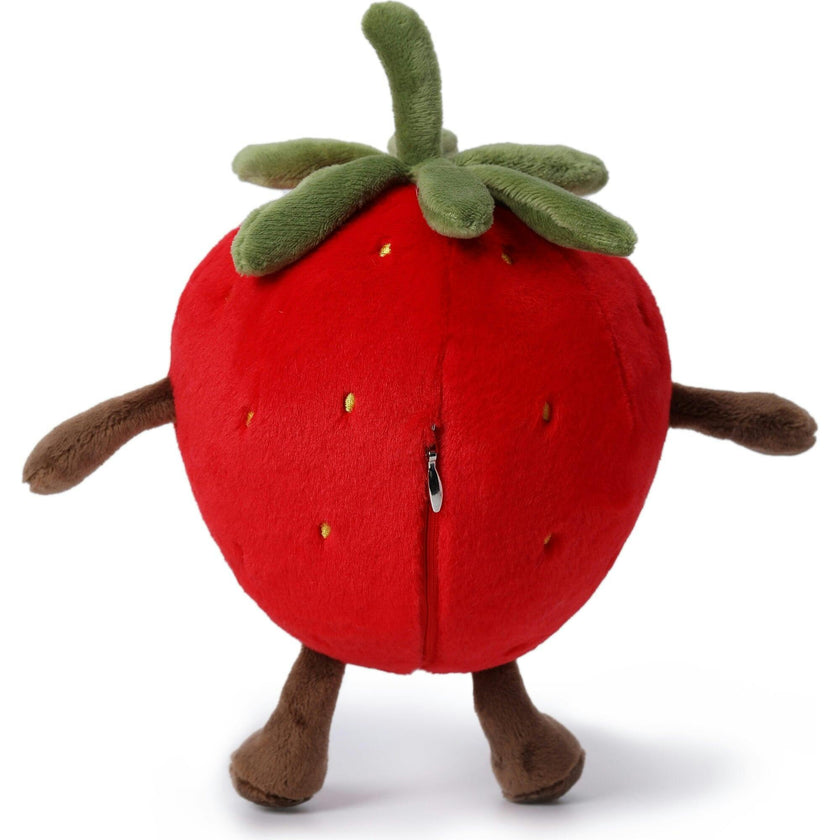 McHugs Sweet Strawberry Fruit 7" — Soft Weighted Cuddle Stuffed Animal