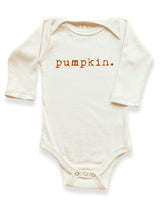 Pumpkin Organic Bodysuit Long Sleeve