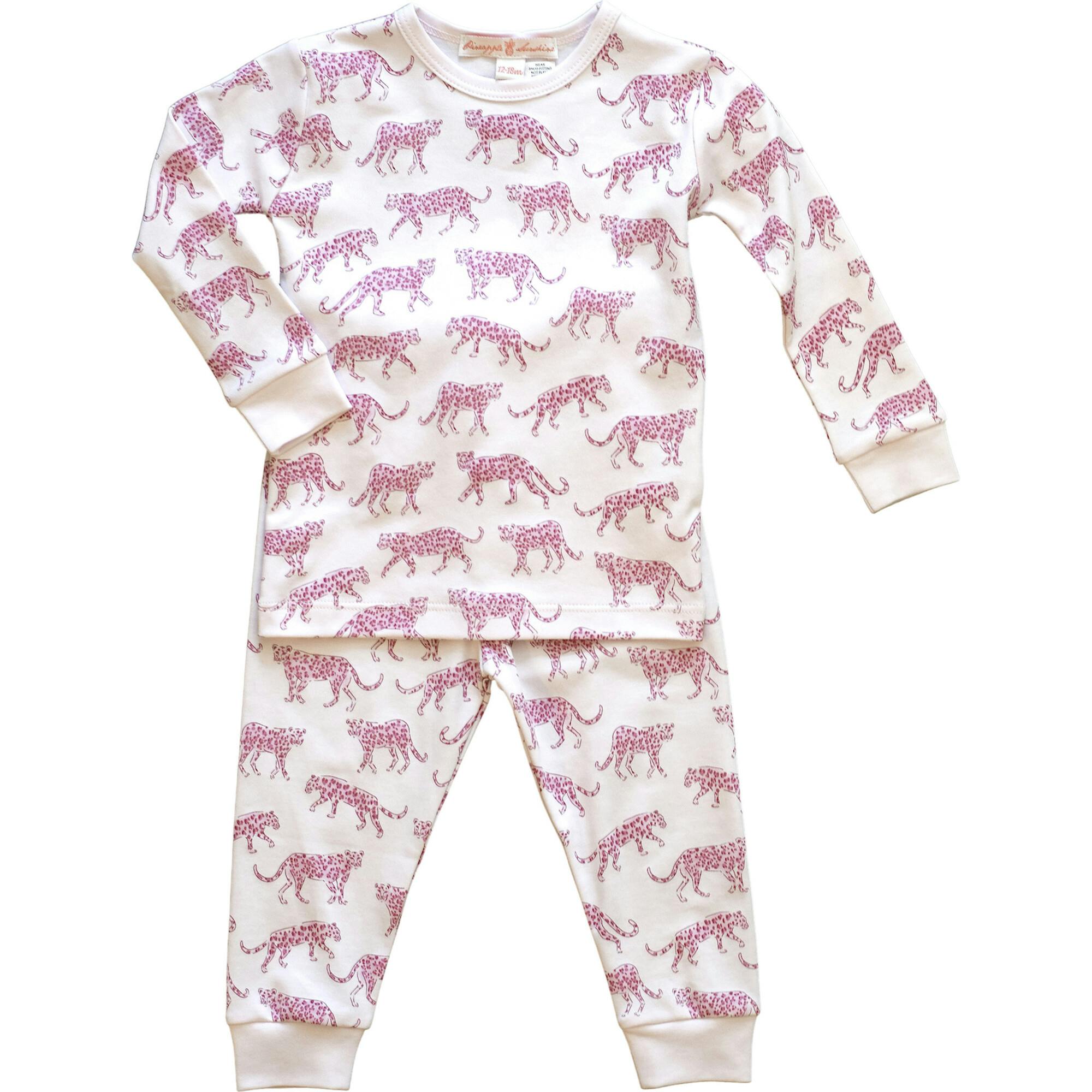 Pink Cheetah Pajama Set