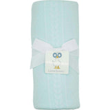 Mint Knit Blanket