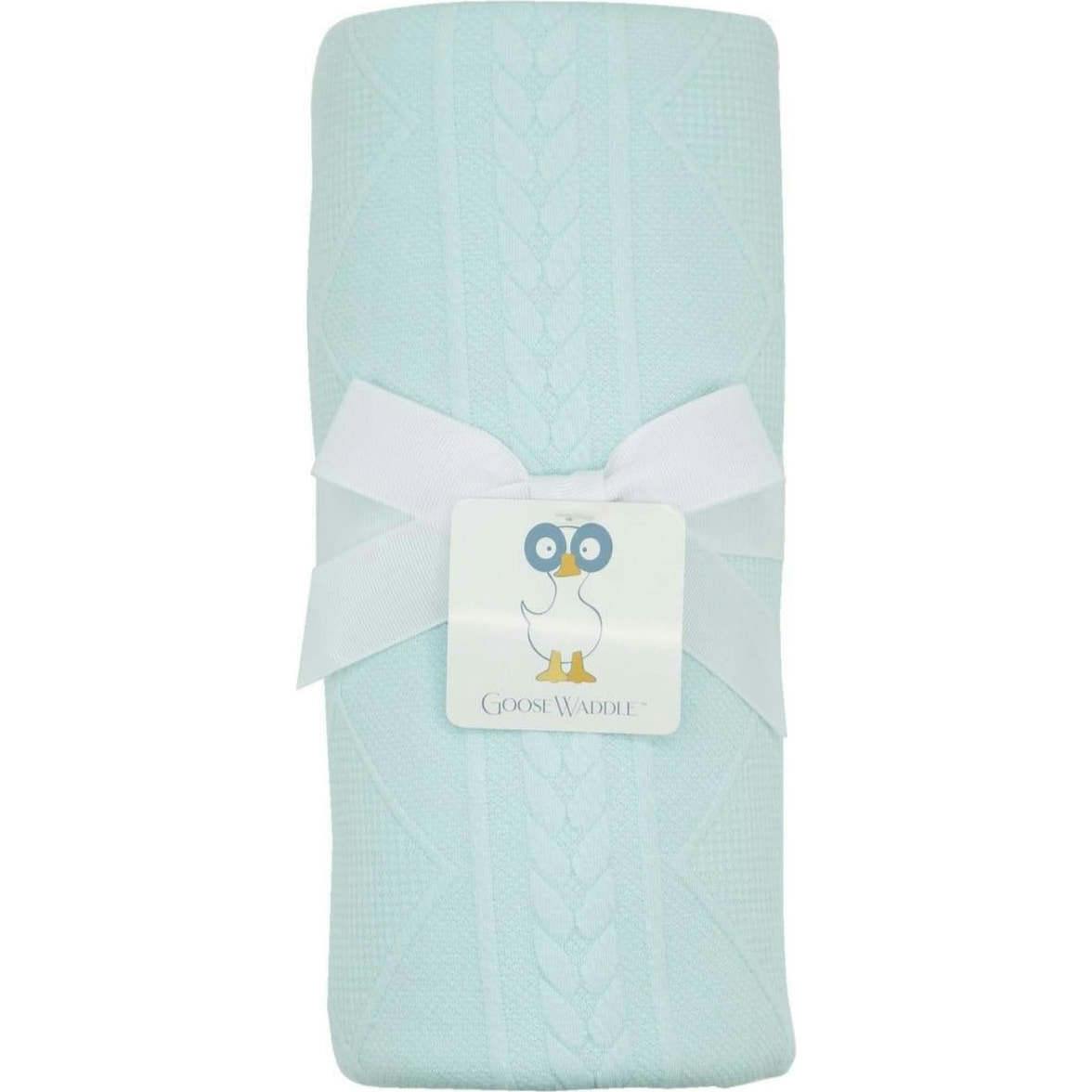Mint Knit Blanket