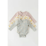 The Littles Long Sleeve Kimono One-Piece, Pink