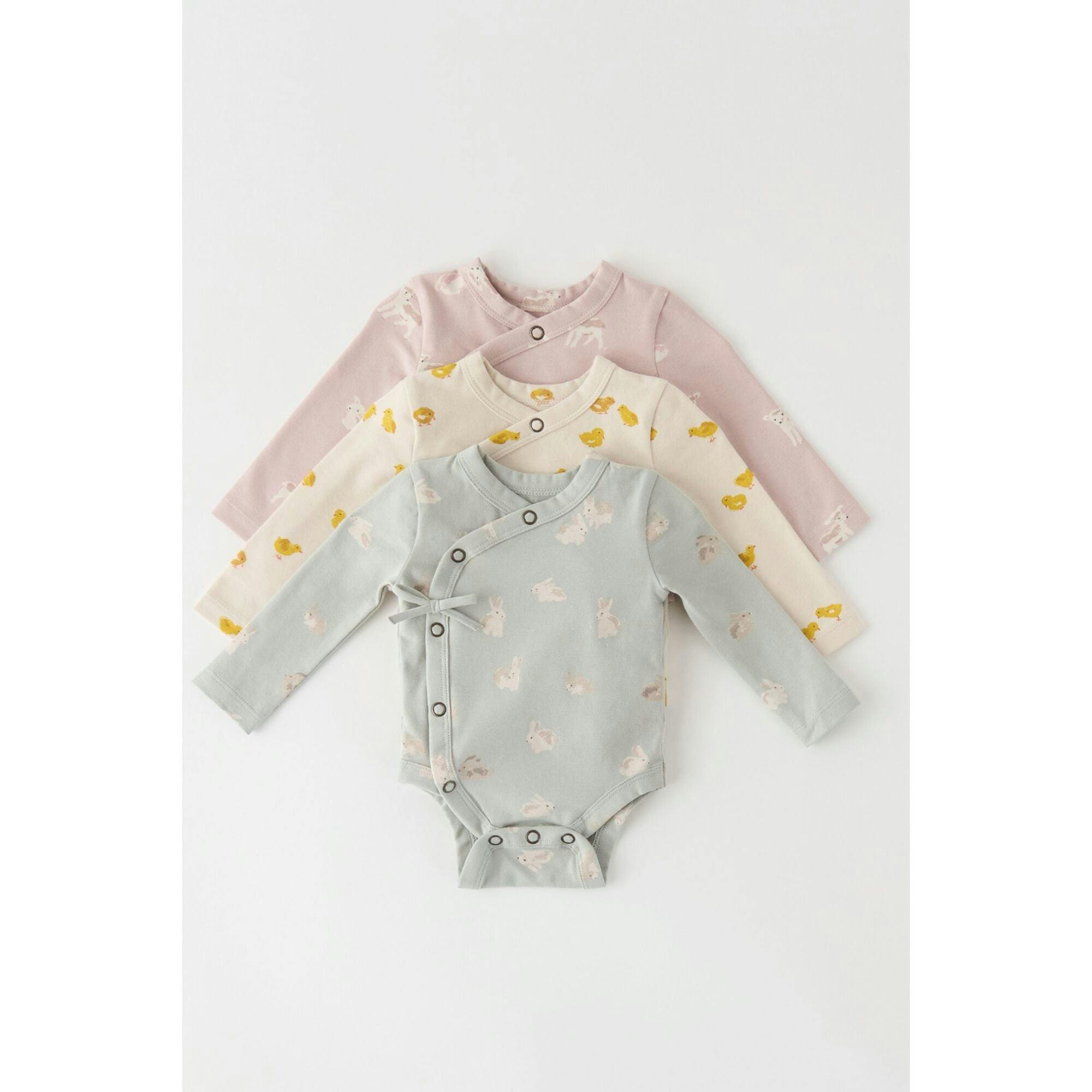 The Littles Long Sleeve Kimono One-Piece, Pink