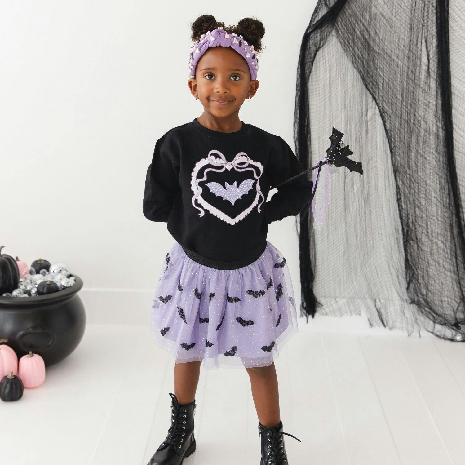 Bat Halloween Gemstone Headband