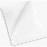 Scalloped Starlight Baby Duvet, White