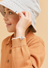 Seersucker Beach Hat
