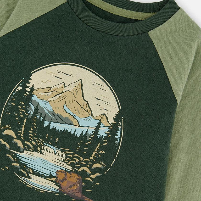 Raglan T-Shirt Dark Turquoise