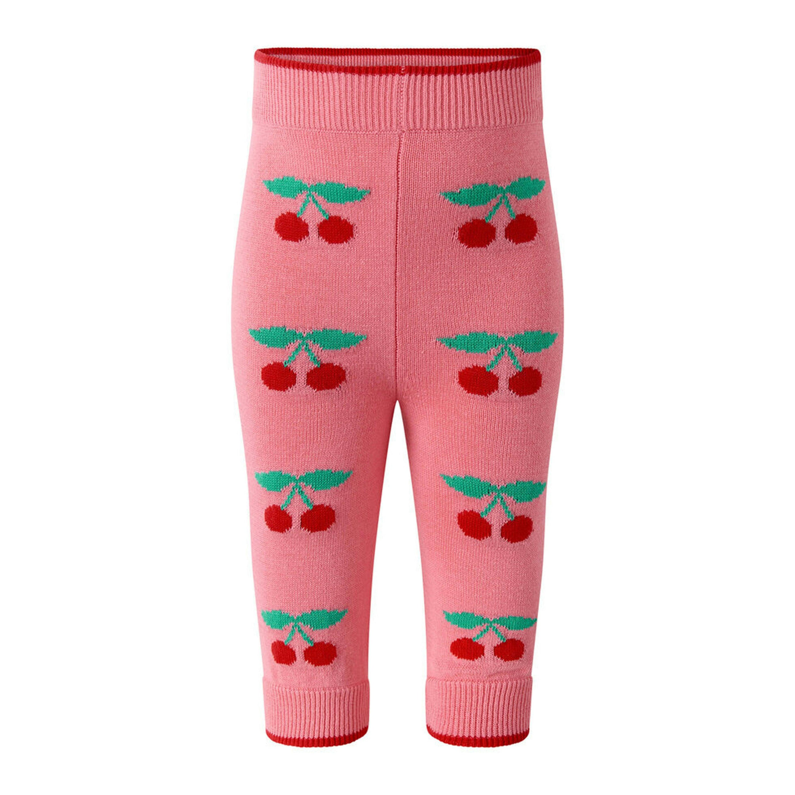 Cherry Cardigan and Legging Set