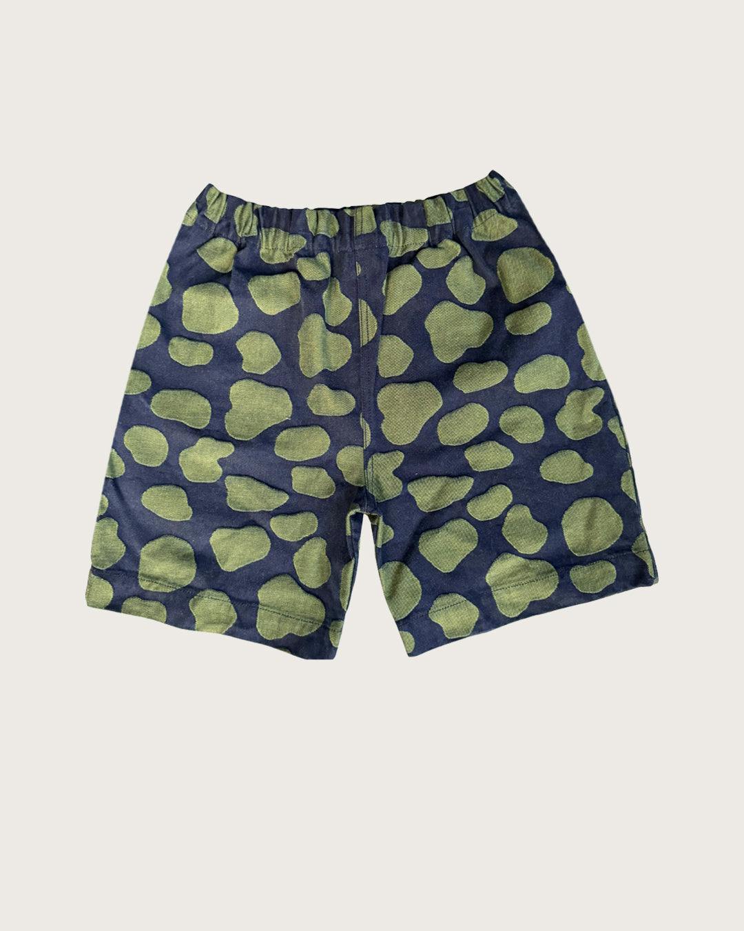 Adult Kit Long Denim Dot Shorts