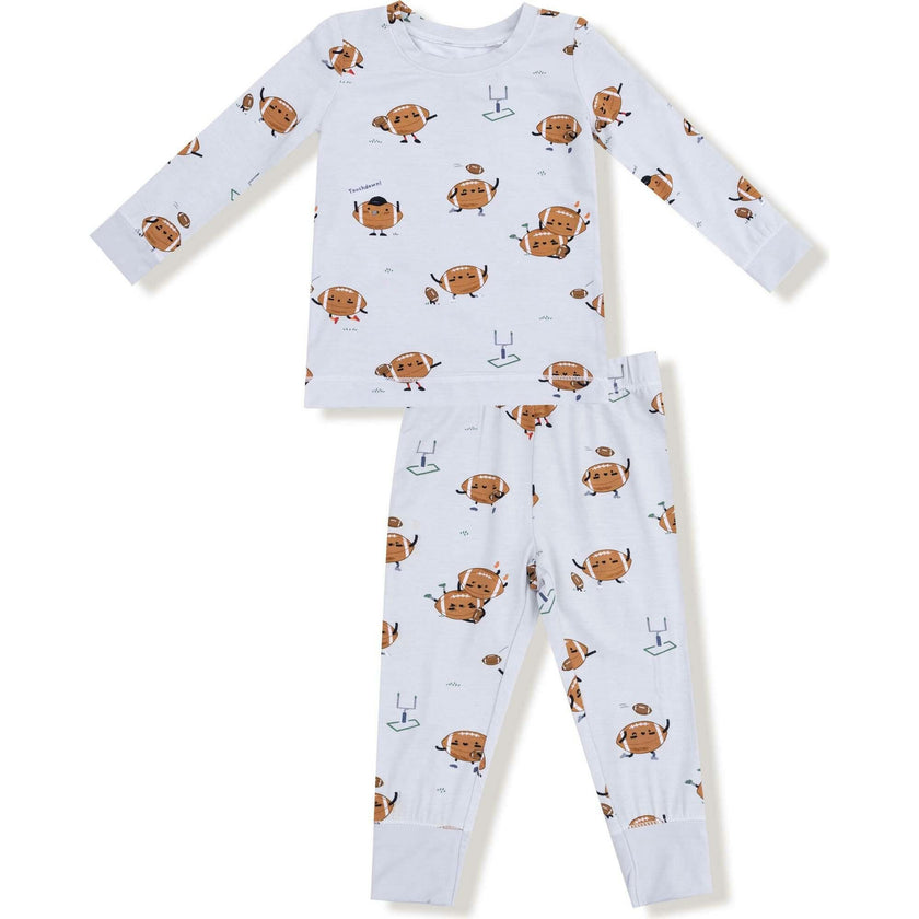 Footballs Playing Football - Long Sleeve Loungewear Set