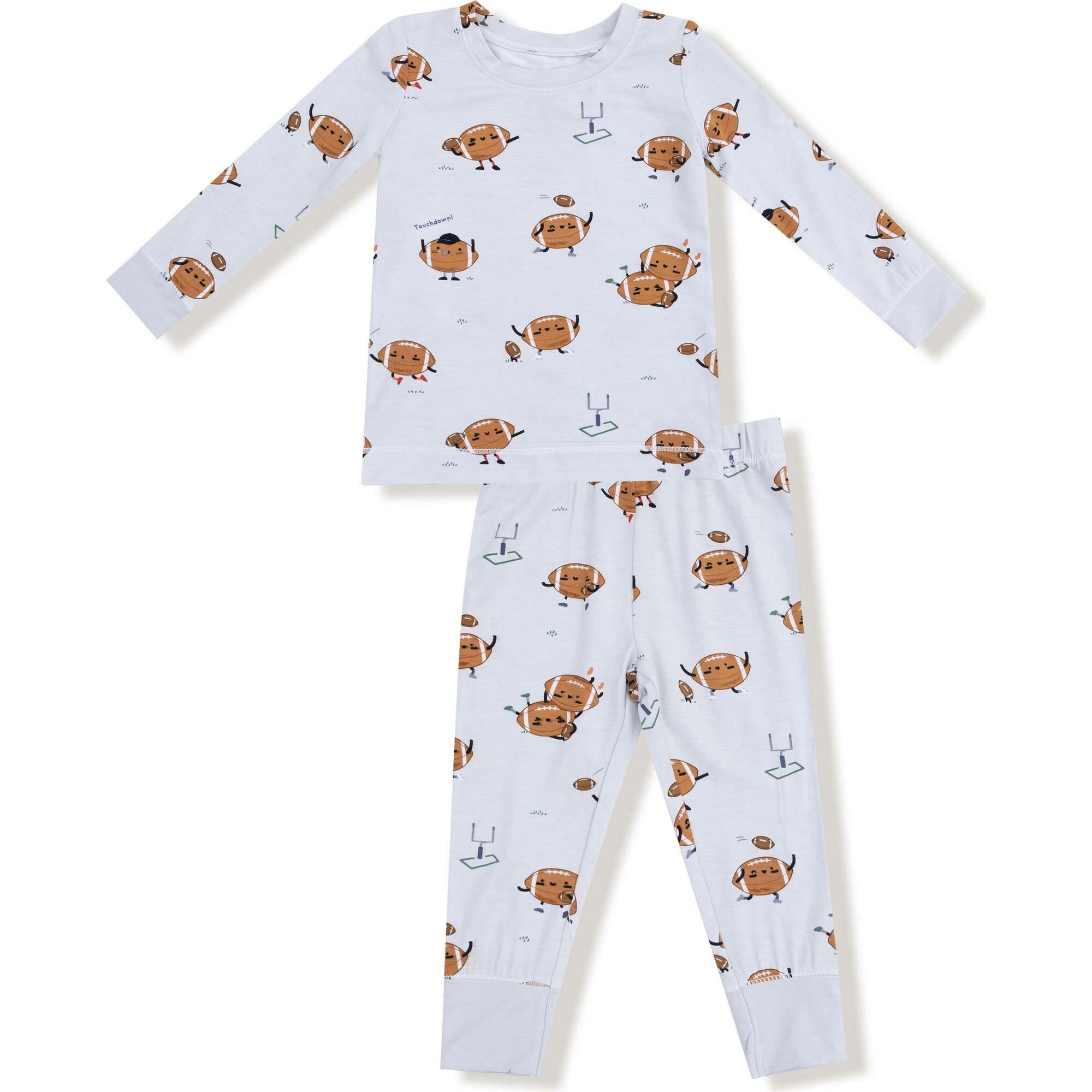 Footballs Playing Football - Long Sleeve Loungewear Set