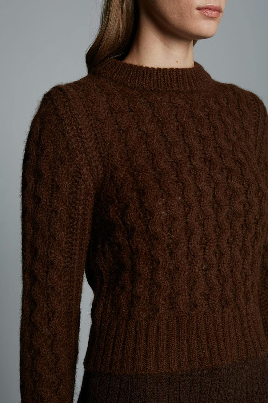 AMARA SWEATER | ESPRESSO