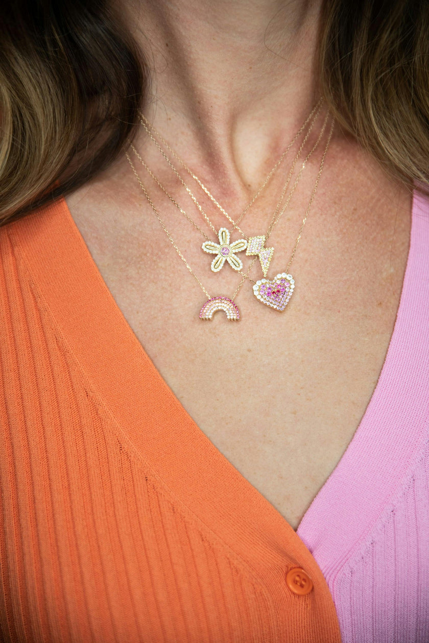 Juju Lightning Bolt Charm Necklace