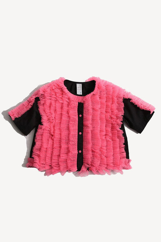 TOULA TIERED RUFFLE BLOUSE