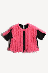TOULA TIERED RUFFLE BLOUSE
