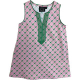 Puppies Pink Shift Dress