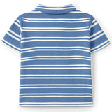 LARANJINHA Striped Sailor Polo - Blue