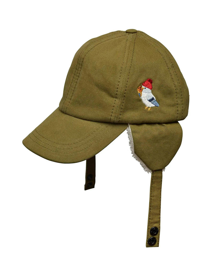 Coco Pistache Winter Cap with Earflaps