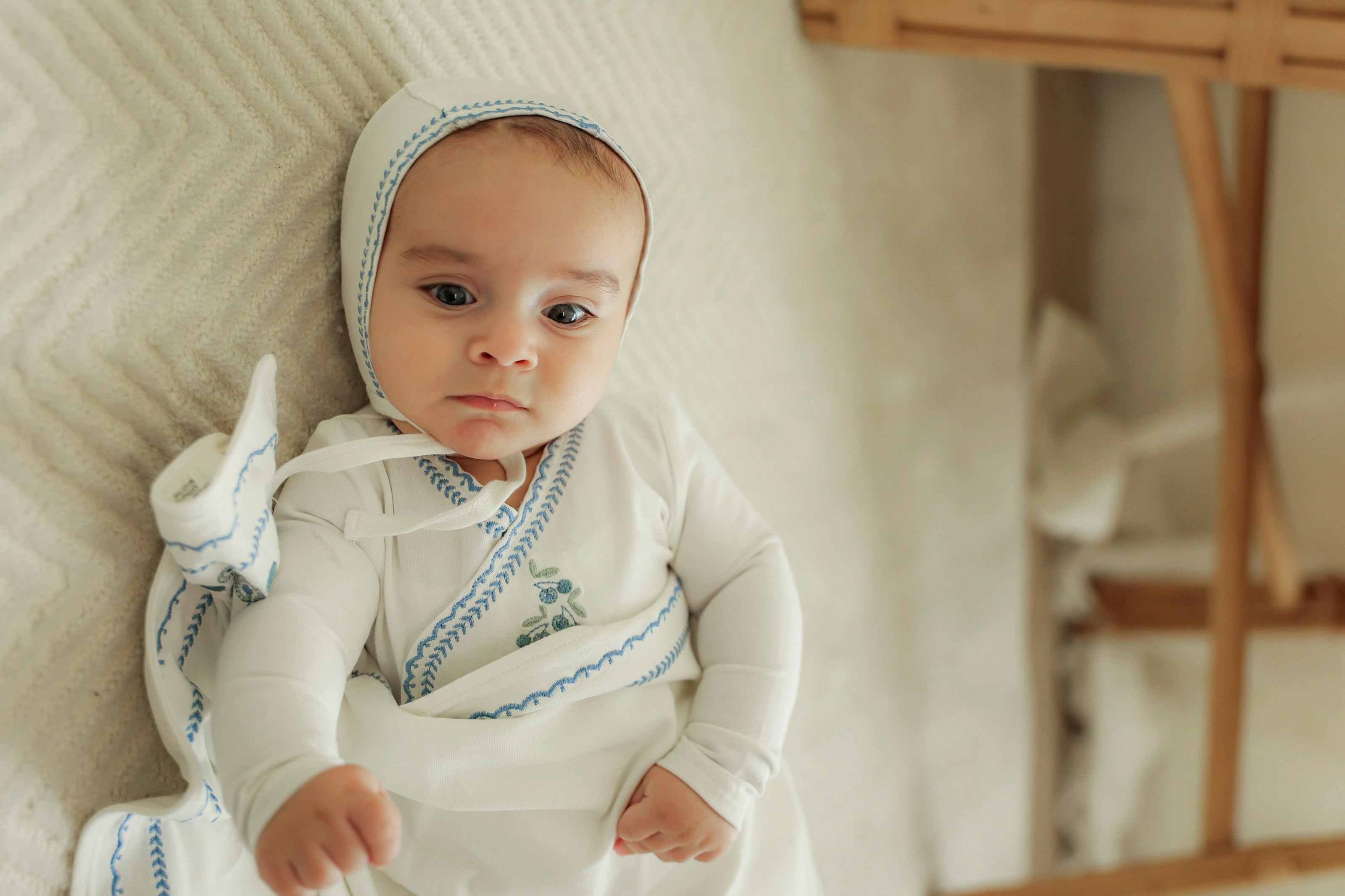Cherry Embroidered Onesie