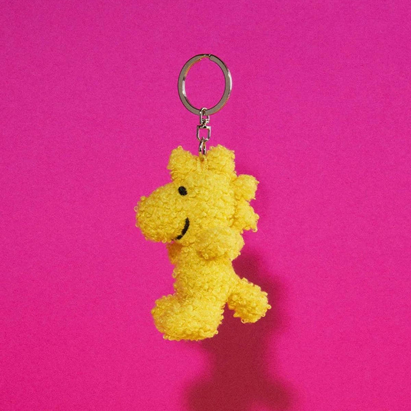 Keychain PEANUTS Woodstock ECO Tiny Teddy Yellow 3''