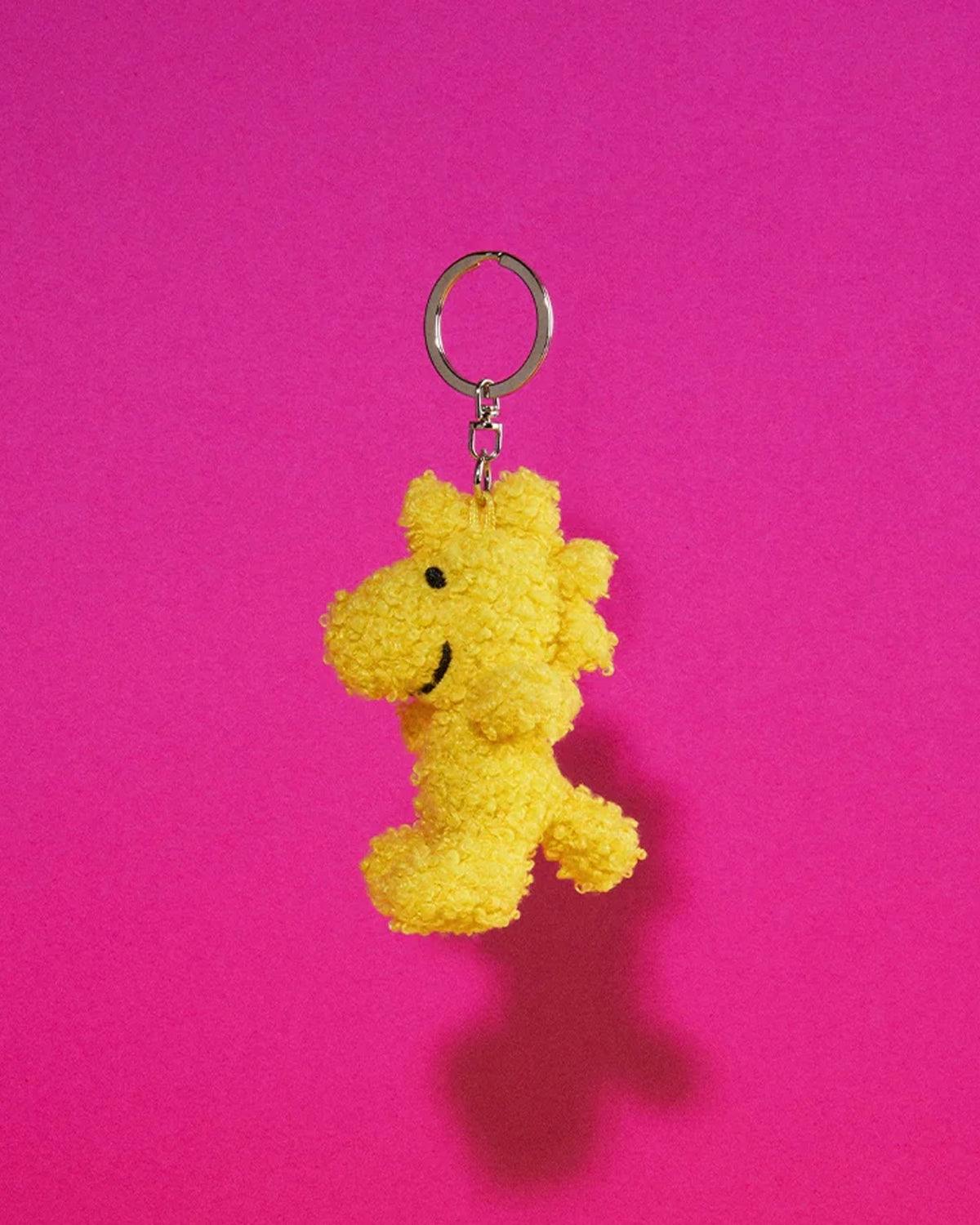 Keychain PEANUTS Woodstock ECO Tiny Teddy Yellow 3''