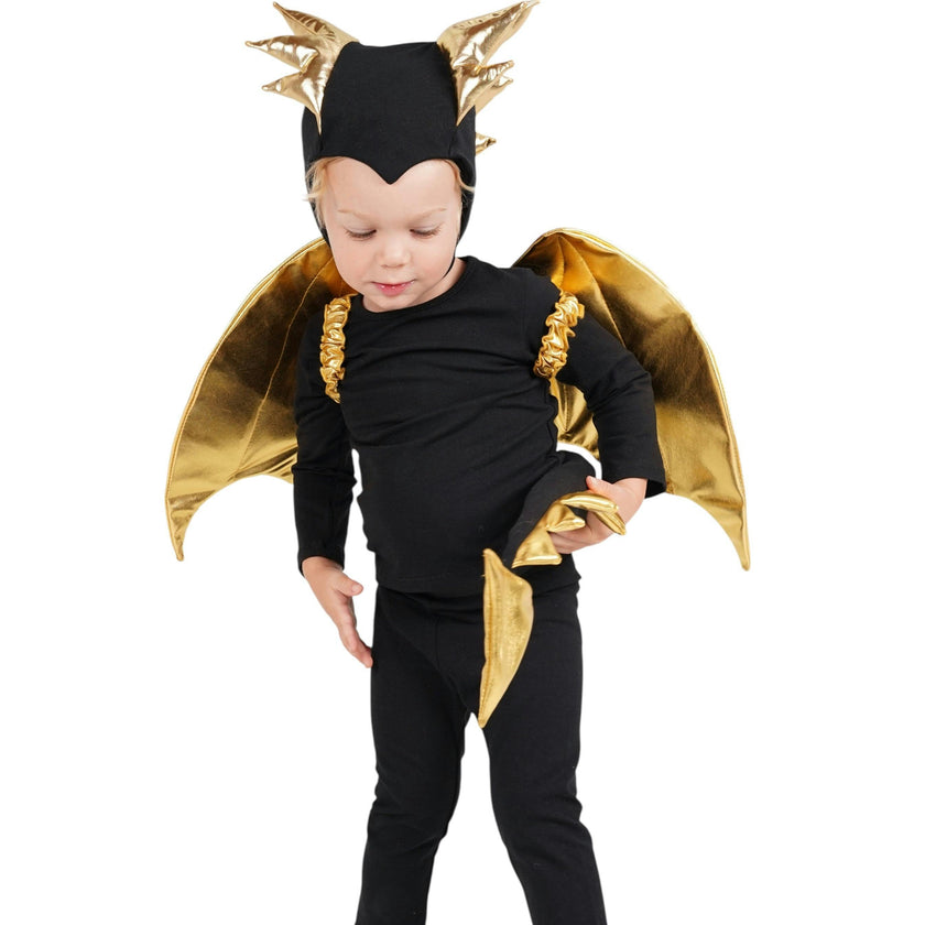 Golden Night Dragon Pajama Costume