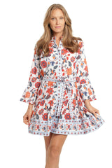 Nella Dress in Sunset Garden