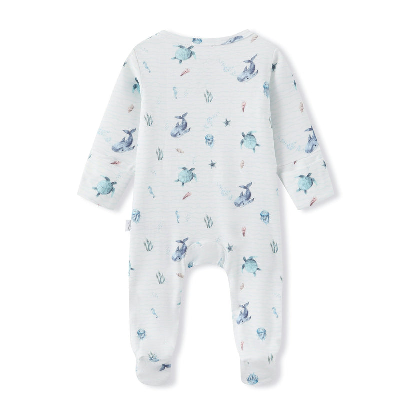 Bamboo Baby Pyjama Sleepsuit - Le Bleu