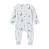 Bamboo Baby Pyjama Sleepsuit - Le Bleu