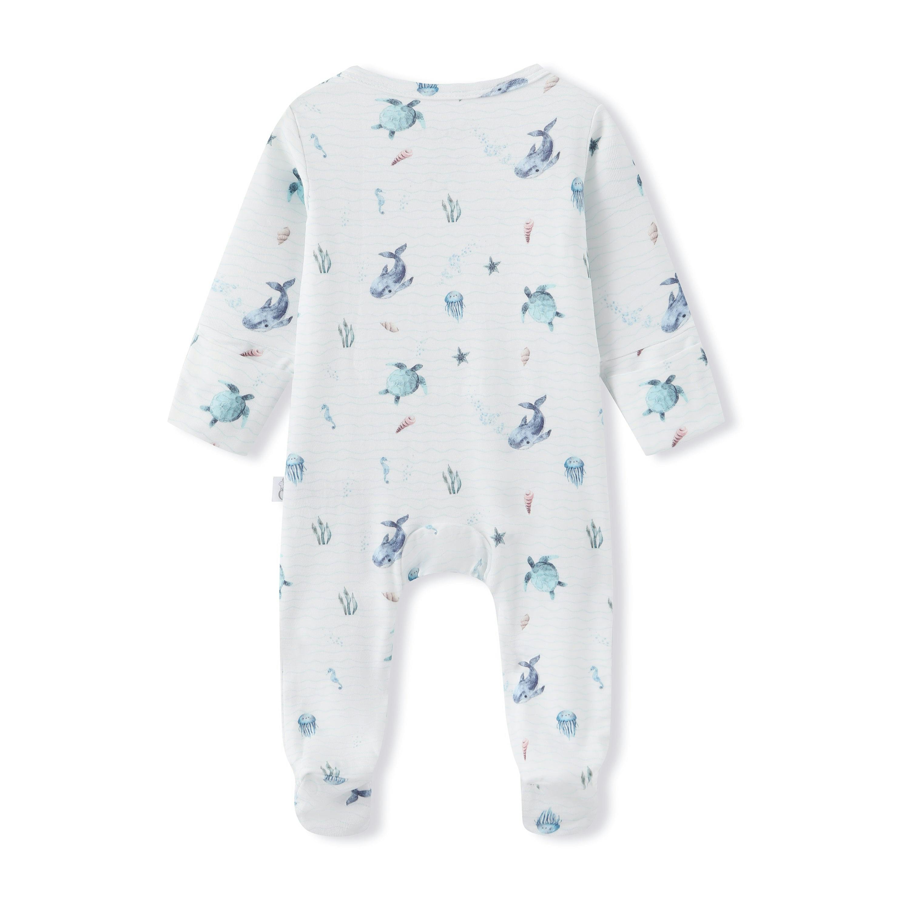 Bamboo Baby Pyjama Sleepsuit - Le Bleu