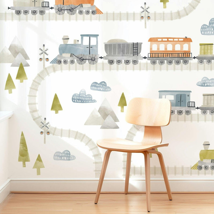 Train Kit •&nbsp;Large • Peel-and-Stick Wall Decals
