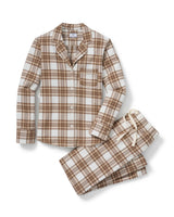 Women's Brushed Twill Pajama Set in Cotswolds Tartan