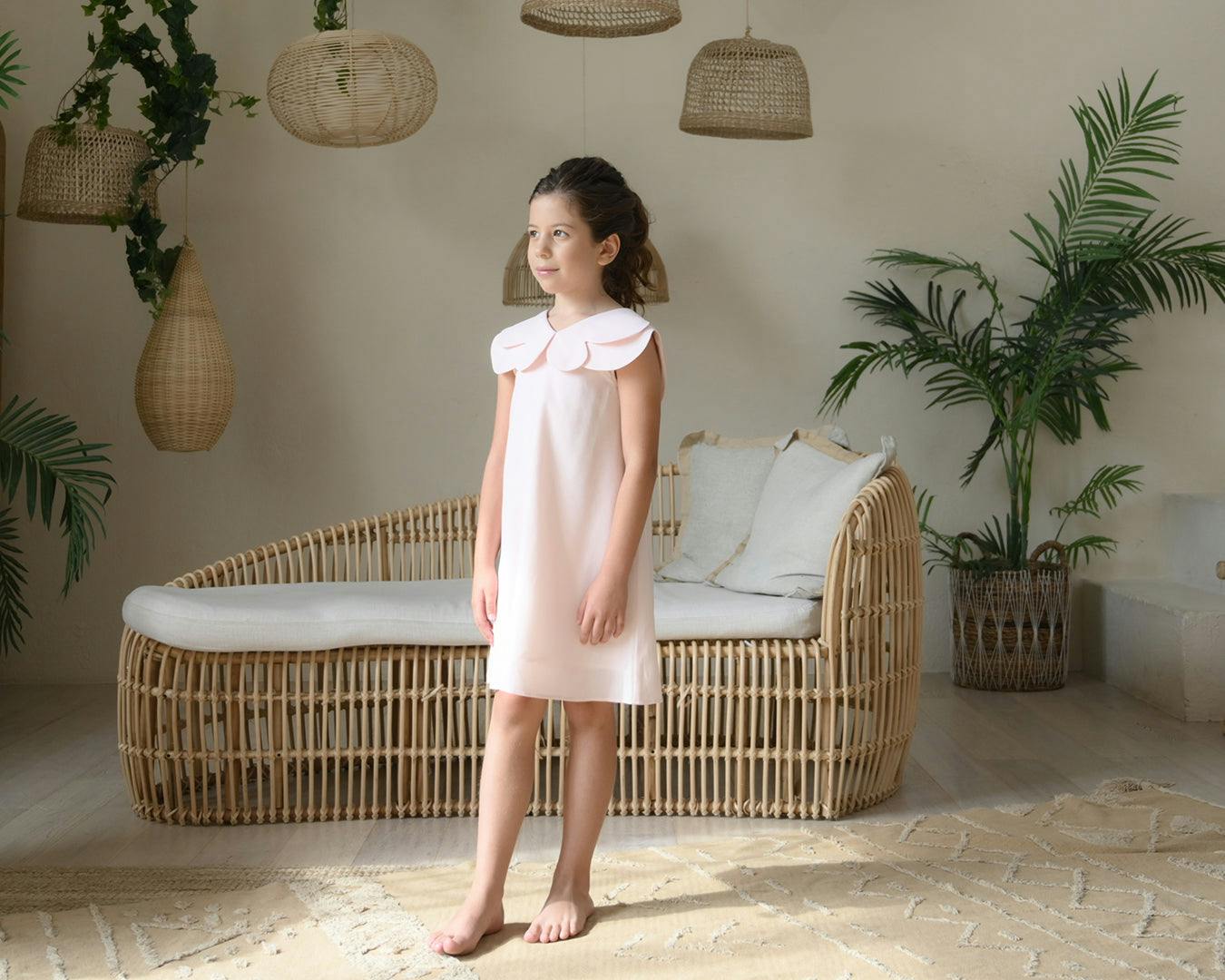 Hannah dress (scarlet orange)
