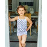 The Organic Cami and Short Set [Block Floral]