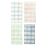 Pastel Mixed Light Gingham Guest Napkins