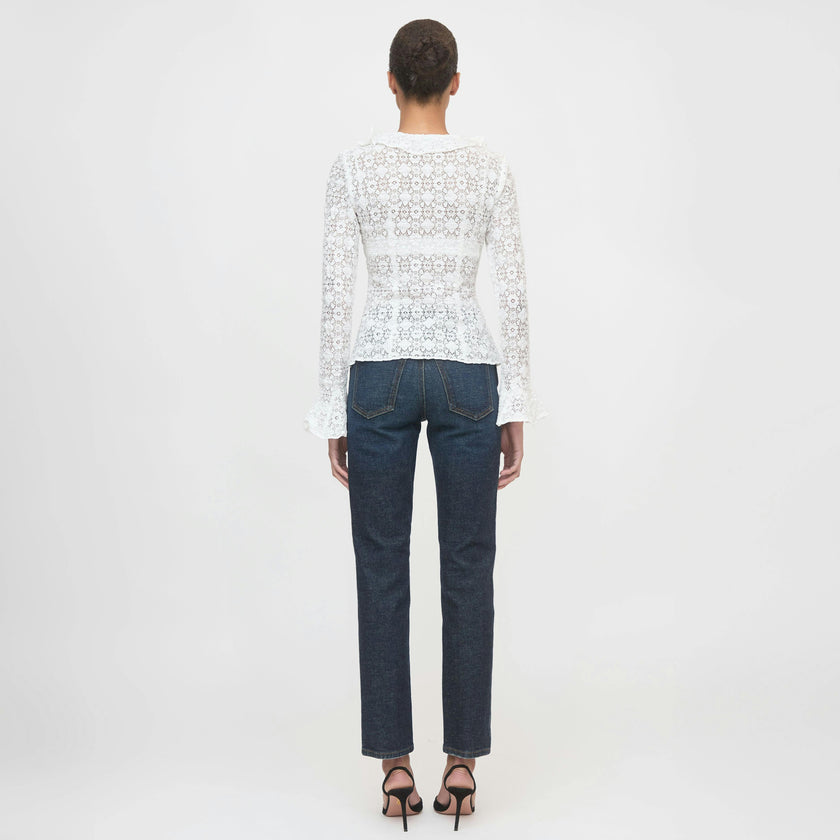 The Gabriella Top - White Lace